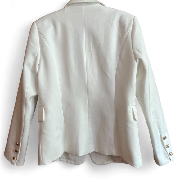 Lioness Palermo White Blazer Gold Buttons Size Large NWT - Picture 6 of 15